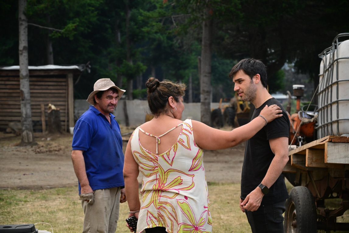 Torres aseguró que el incendio en Chubut fue contenido en un 85%