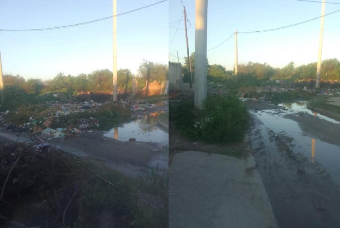 B° La Católica: denuncian un basural a cielo abierto y graves problemas con aguas servidas