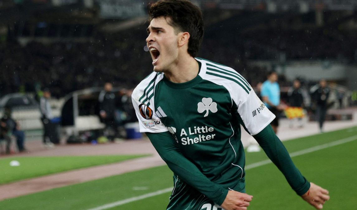 Taborda marcó en Atenas y Panathinaikos rescató un empate ante Roma