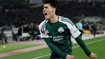 Taborda marcó en Atenas y Panathinaikos rescató un empate ante Roma