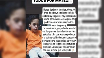 Ayudemos a Mateo: una causa que necesita del corazón de todos
