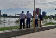 Funcionarios inspeccionaron los sectores de la ribera del Río Dulce