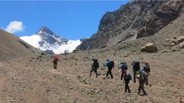 Un escalador se descompensó y murió durante el ascenso al cerro Aconcagua