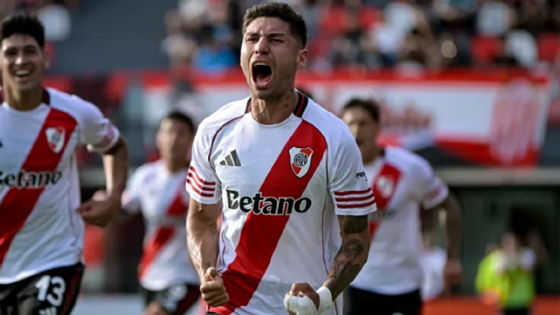 Con gol de Montiel, River le ganó por 1 a 0 a Barracas Central en el arranque del Apertura