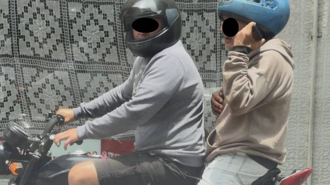 Comerciante denunció con foto y video a dos motochorros que intentaron asaltarlo a punta de revólver