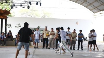 Jugadores y directivos de Mitre visitaron Nexo y ratificaron su compromiso con la reinserción social