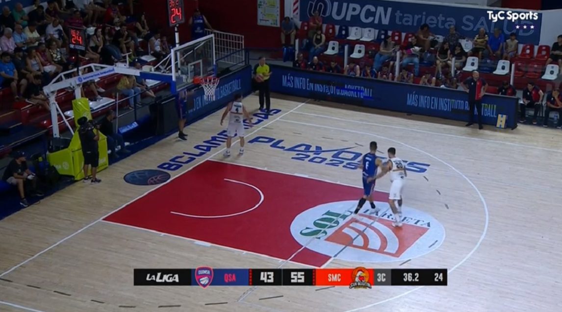 Durísima derrota: Quimsa cayó por 79 a 64 frente a San Martín de Corrientes