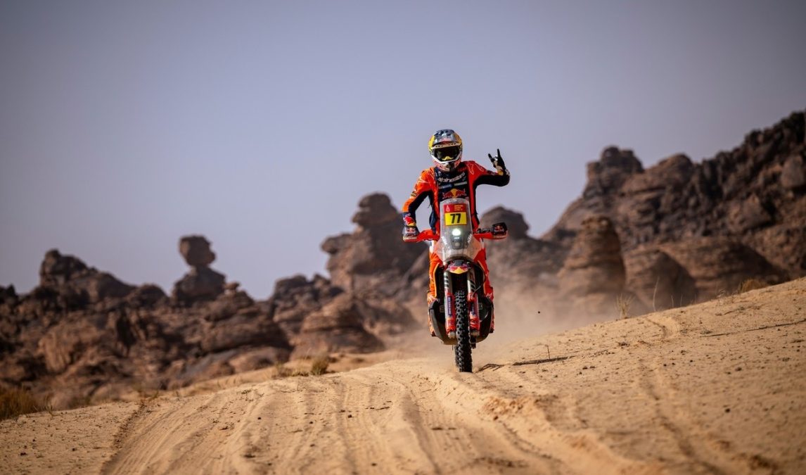Hazaña en el desierto: Luciano Benavides conquistó la etapa 5 y ya está en el podio del Dakar