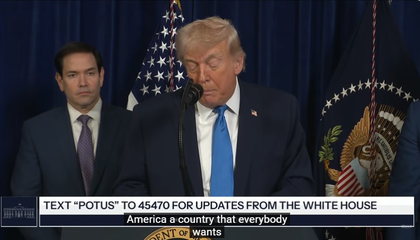 Donald Trump, en conferencia: “Nosotros vamos a administrar Venezuela”