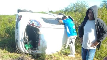 Accidente en Ruta 34: un hombre y dos mujeres, una de ellas menor, involucrados en un vuelco