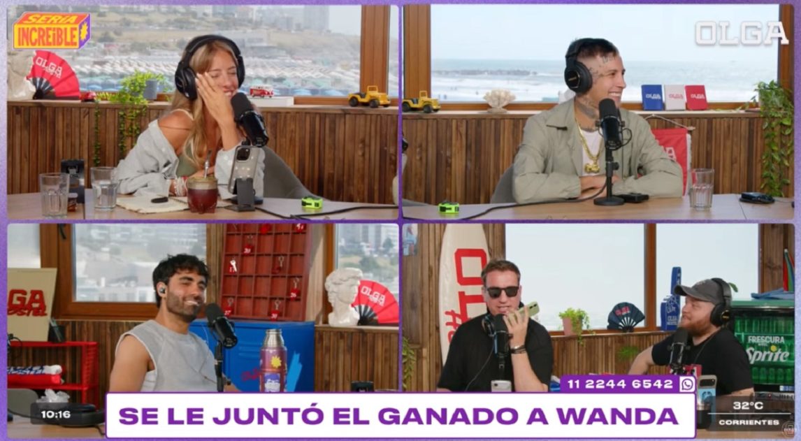 Wanda Nara se la “picanteó” a Maxi López y L-Gante: “Soy el amor de la vida de los dos”