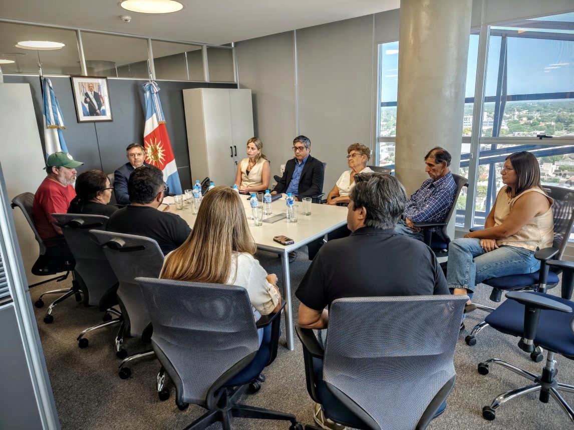 Fructífera reunión entre el MOCASE VC y el Ministro de Producción de la Provincia
