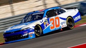 Fuerte accidente de Baltazar Leguizamón en su debut en la NASCAR O’Reilly Auto Parts Series