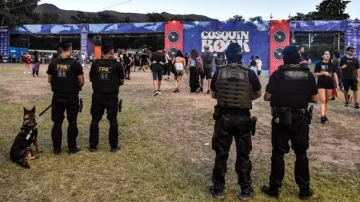 Despliegue antinarcóticos en el Cosquín Rock 2026: casi mil operativos y seis arrestos