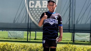 De la Escuelita a Boca: el sueño de Valentino Rojas toma vuelo