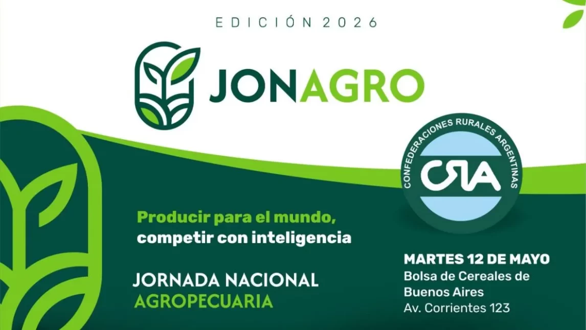 Abren las inscripciones para Jonagro 2026: Congreso gratuito sobre el futuro del agro argentino