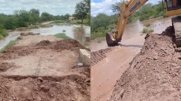 Crecida del río Salado: reportan desbordes y familias aisladas en el interior provincial