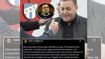 Desafiante: Pablo Toviggino respondió al presidente de Atlético Tucumán tras el comunicado contra Espinoza