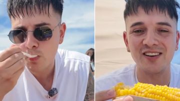 Viral: un tiktoker gastó 50 mil pesos en un solo día de playa y estallaron las redes