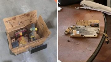 Explosión en Gendarmería: las impactantes imágenes tras el estallido del paquete bomba