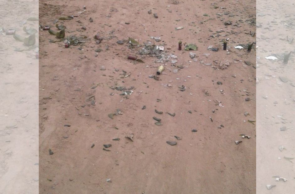Denuncian el hallazgo de vidrio picado en caminos rurales y reclaman por robos