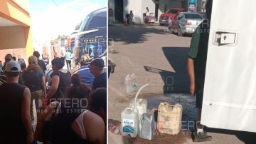 Pasajeros de “El Santiagueño” estuvieron varados horas con niños y discapacitados