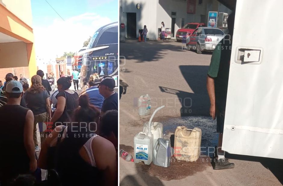 Pasajeros de “El Santiagueño” estuvieron varados horas con niños y discapacitados