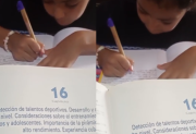 Lista para la vuelta a clases: la preparación de una pequeña estudiante para comenzar 4º grado