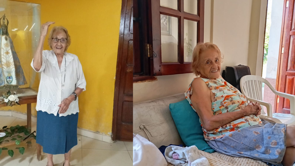 Reinería, la vecina que cumplió 100 años y lo celebró rodeada de amor y fe