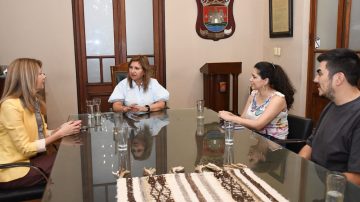 La intendente Fuentes se reunió con la ministra O’Mill por actividades conmemorativas para el Día de la Mujer