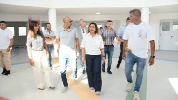 La intendente Fuentes supervisó la última etapa de construcción del nuevo jardín de infantes Papa Francisco