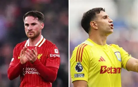 La divertida firma del Dibu Martínez en una camiseta de Mac Allister