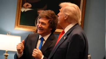 “Apoyo a este caballero”: el mensaje de Donald Trump a Javier Milei