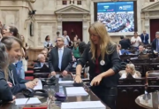 Carignano desenchufó los cables de los taquígrafos de la sesión y fue repudiada por Lemoine: “¡Pedazo de loca!”