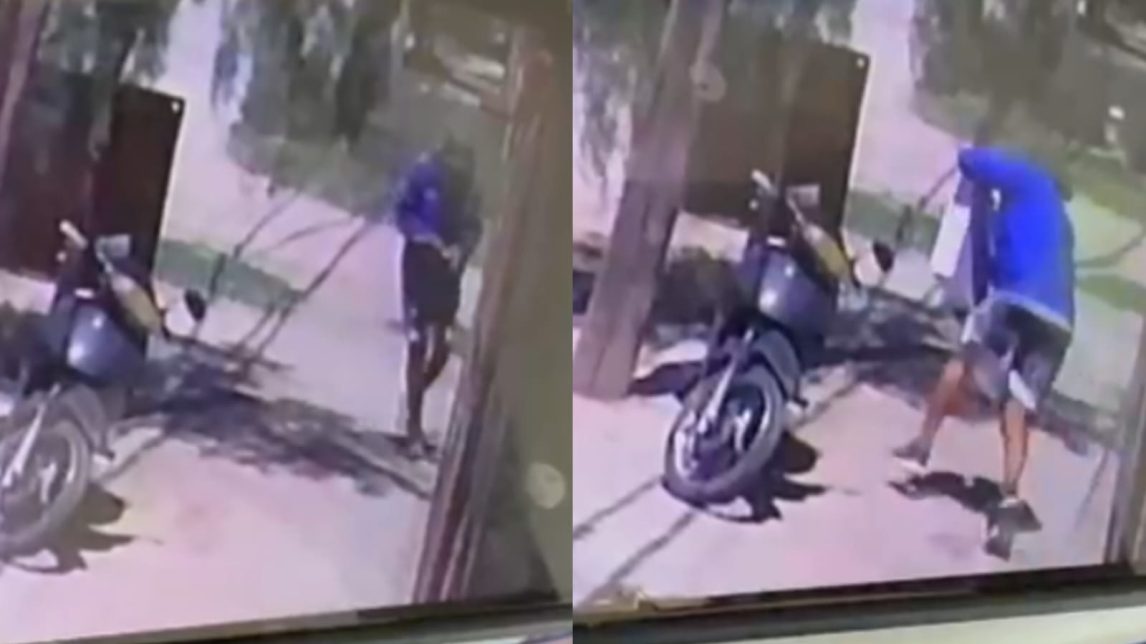 A plena luz del día, un ladrón robó una caja registradora con $300.000 desde una pollería