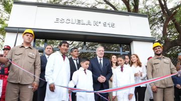El gobernador Elías Suárez inauguró oficialmente el ciclo lectivo 2026 desde Las Delicias