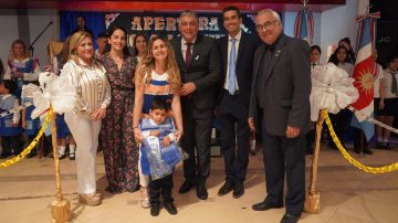 Nediani acompañó el regreso a clases y renovó su compromiso con la educación