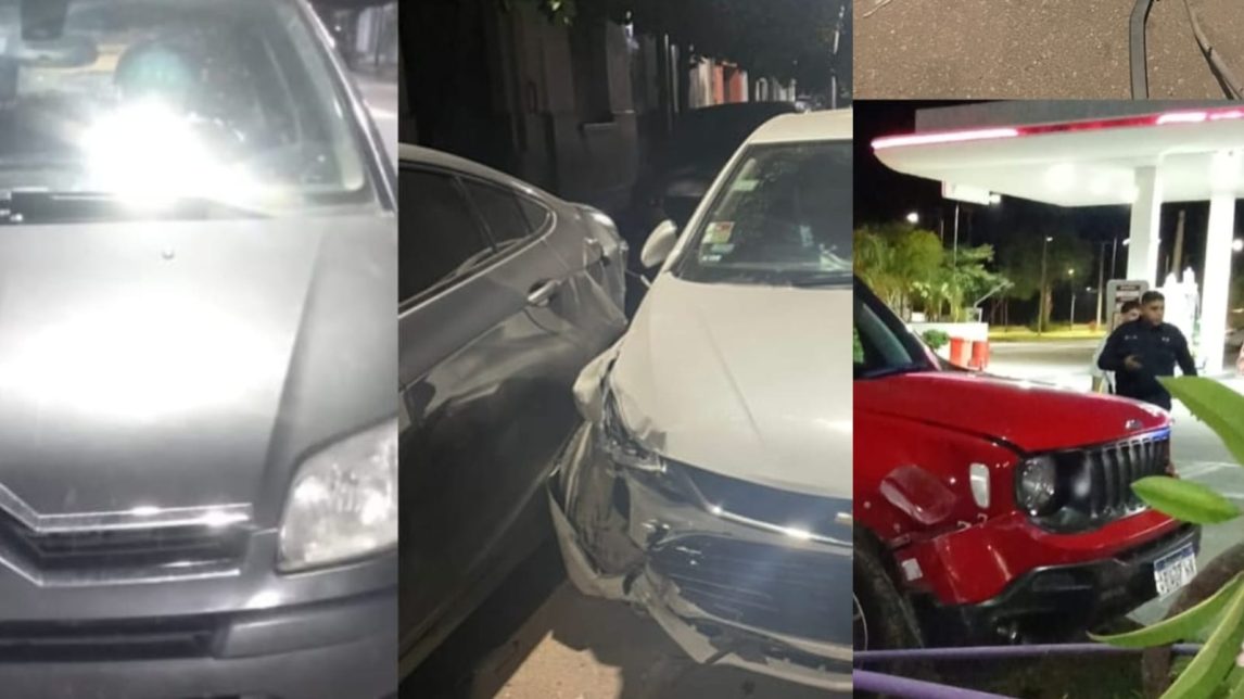 Tres conductores alcoholizados protagonizaron accidentes en la madrugada del sábado