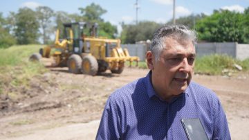 El plan de obras de mejoramiento integral llegó al ingreso a La Guarida