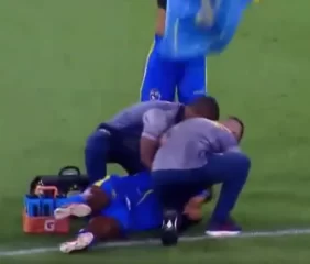 Escalofriante episodio en Brasil: jugador de Sampaio Correa convulsiona en pleno partido ante Flamengo