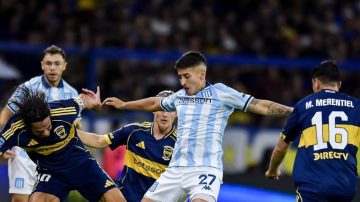 Boca no pudo ante Racing en la bombonera por el torneo apertura