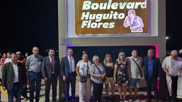 Campo Gallo celebró sus 128 años con la inauguración de un boulevard en honor a Huguito Flores