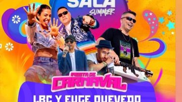 Eugenia Quevedo, Damas Gratis y una noche a pura fiesta en el Carnaval de Sala Summer