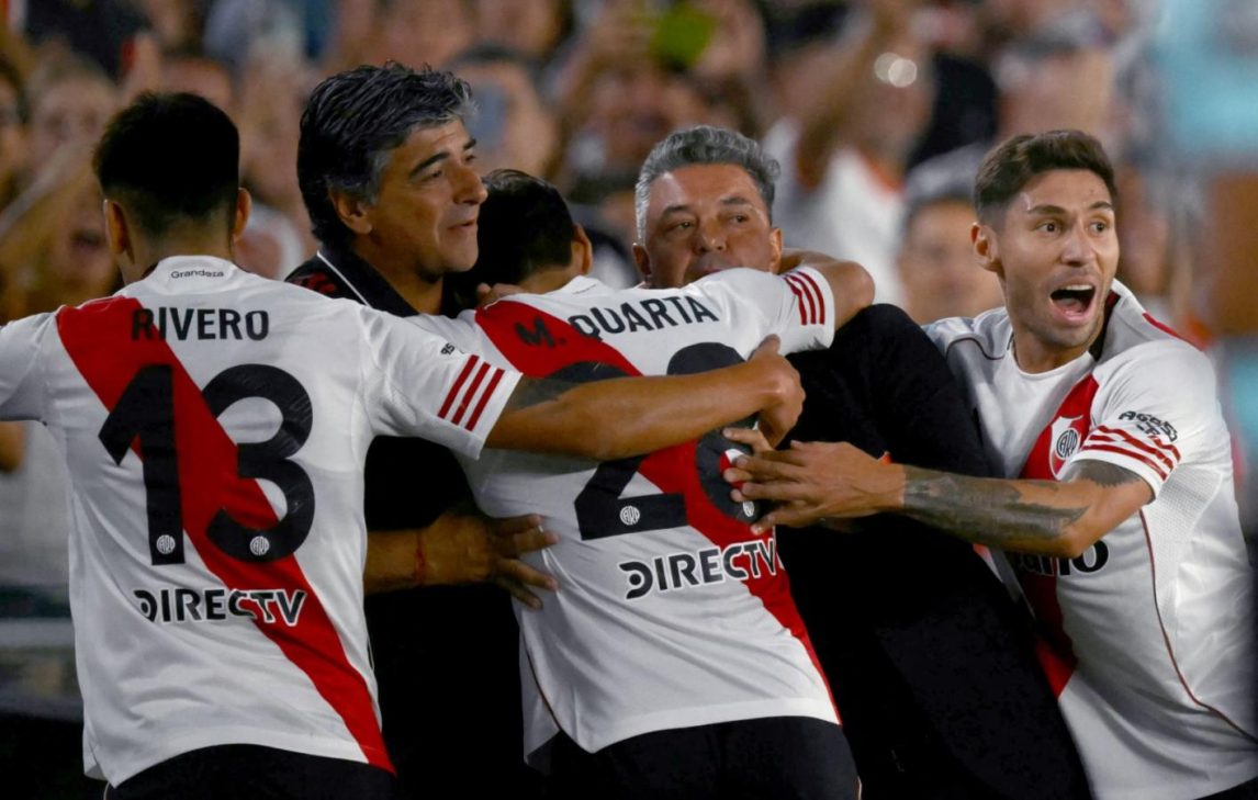Gallardo se despidió de River con una goleada en el Monumental
