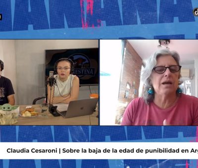 Claudia Cesaroni cuestionó el proyecto para bajar la edad de punibilidad: “No hay razones reales que lo justifiquen”