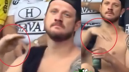 Un hincha de Brusque le hizo gestos de un avión cayendo al Chapecoense: “Si fuera argentino, estaría preso”