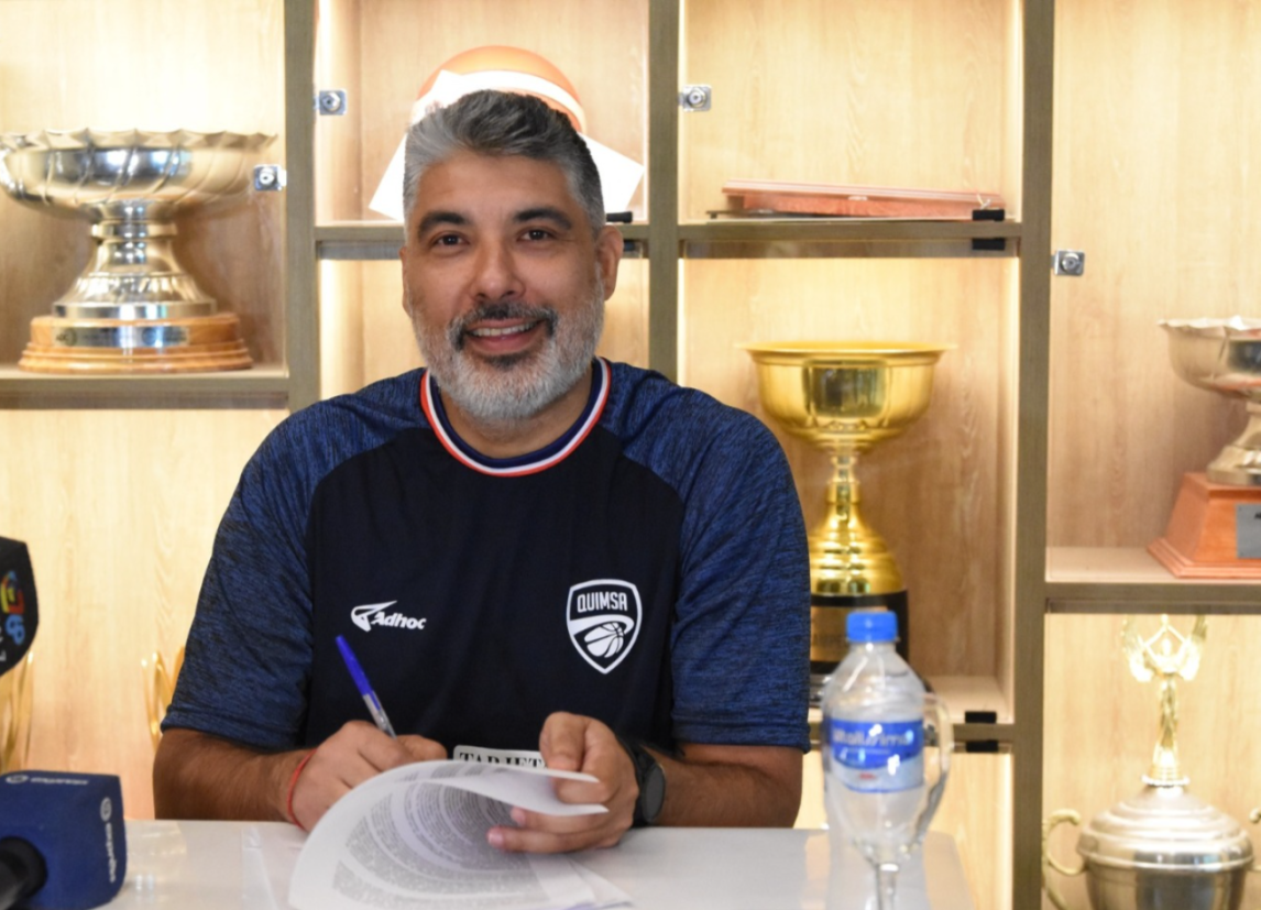 Quimsa recibe a Peñarol en la presentación de su flamante DT, Lucas Victoriano