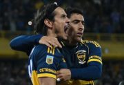 Una buena para Boca: Cavani y Merentiel se entrenaron con normalidad