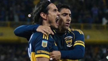 Una buena para Boca: Cavani y Merentiel se entrenaron con normalidad
