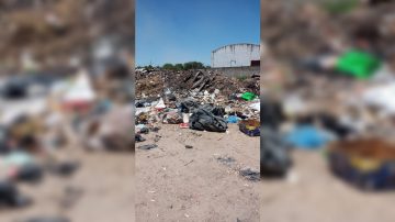 FOTOS. Denuncian acumulación de basura en el barrio Ampliación Parque Industrial